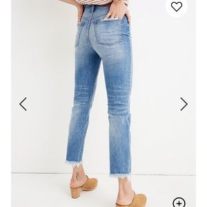 Madewell straight leg jeans